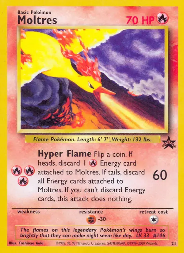 Carte Pokémon Sulfura #21 — Promos Wizards