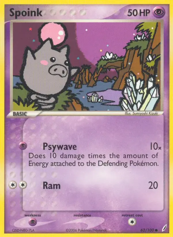 Spoink #62 — Crystal Guardians
