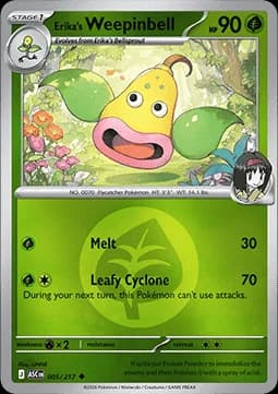 Erika's Weepinbell #005 Non Holo — Ascended Heroes
