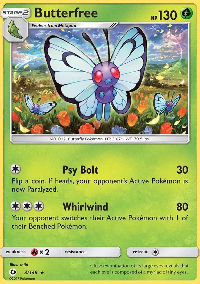 Butterfree #3 — Sun & Moon