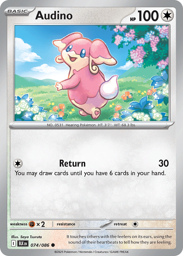 Carte Pokémon Nanméouïe #074 — Foudre Noire