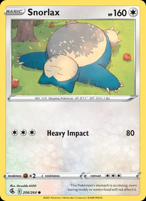 Snorlax #206 — Fusion Strike