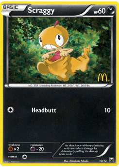Carte Pokémon Baggiguane #10 — 2012 Promo McDonald's