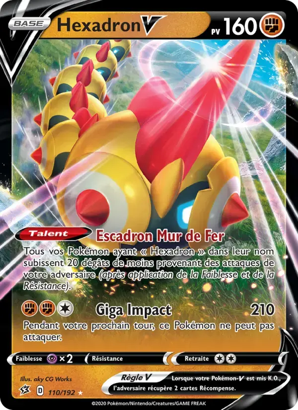 Carte Pokémon Hexadron V #110 — Clash des Rebelles