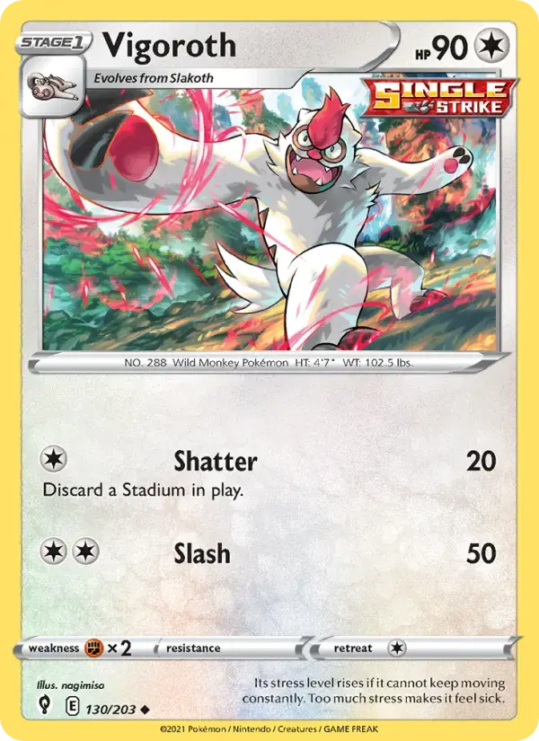 Vigoroth #130 — Evolving Skies