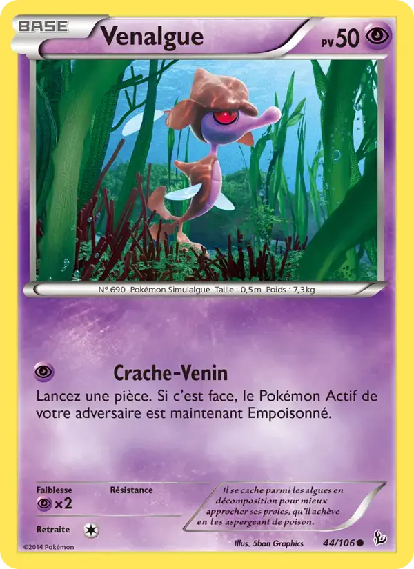Carte Pokémon Venalgue #44 — Étincelles