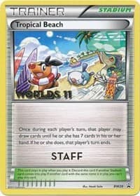 Carte Pokémon Plage Tropicale #BW28 — Promos Noir et Blanc