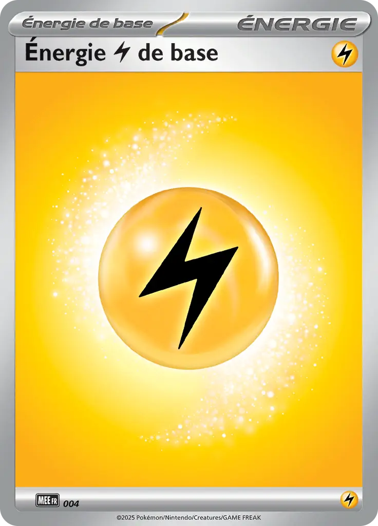 Carte Pokémon Énergie Electrik #004 — Énergies Méga-Évolution