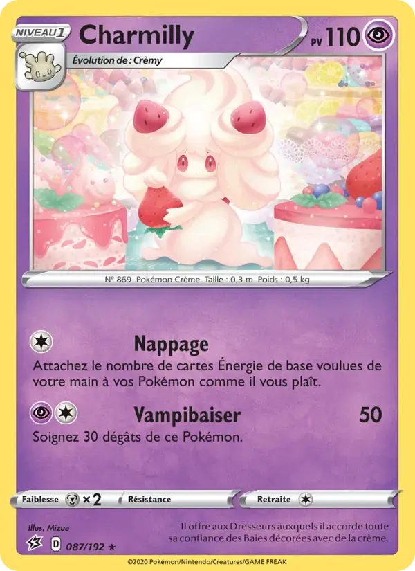 Carte Pokémon Charmilly #87 — Clash des Rebelles