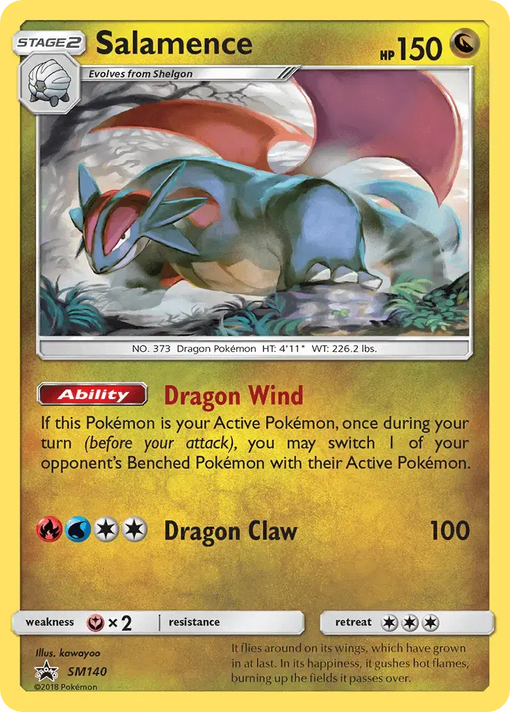 Salamence #SM140 — Sun & Moon Promos