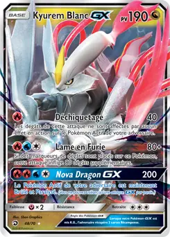 Carte Pokémon Kyurem Blanc GX #48 — Majesté des Dragons