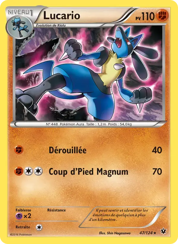 Carte Pokémon Lucario #47 — Impact des Destins