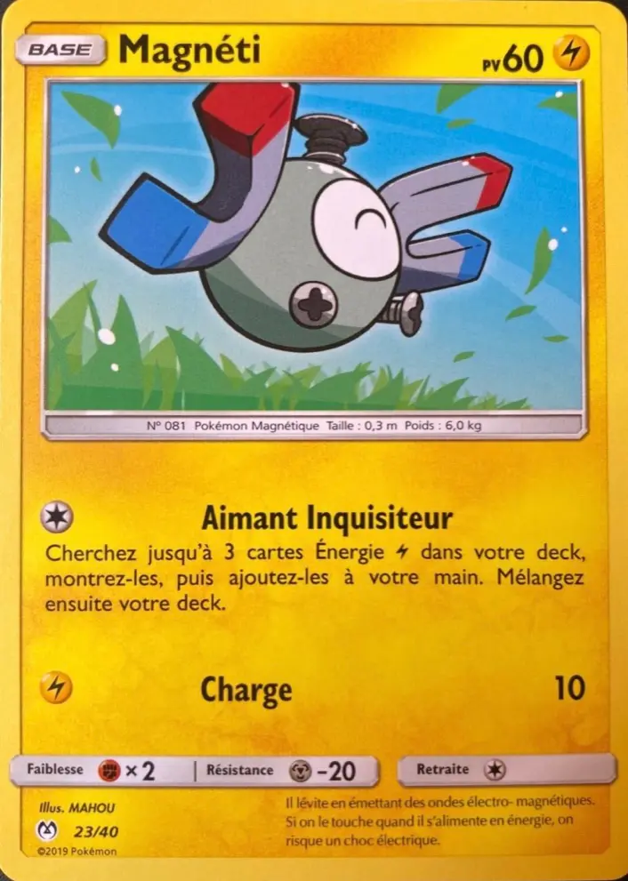 Carte Pokémon Magnéti #23 — 2019 Promo McDonald's