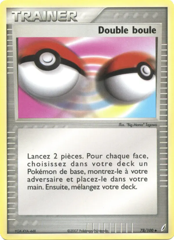 Carte Pokémon Double boule #78 — Gardiens de Cristal