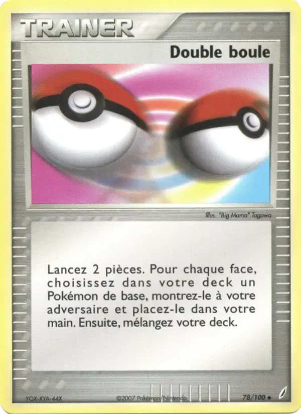 Carte Pokémon Double boule #78 — Gardiens de Cristal