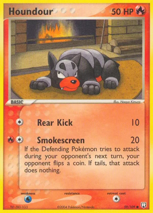 Houndour #59 — EX Team Rocket Returns