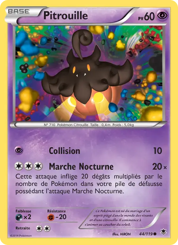 Carte Pokémon Pitrouille #44 — Vigueur Spectrale