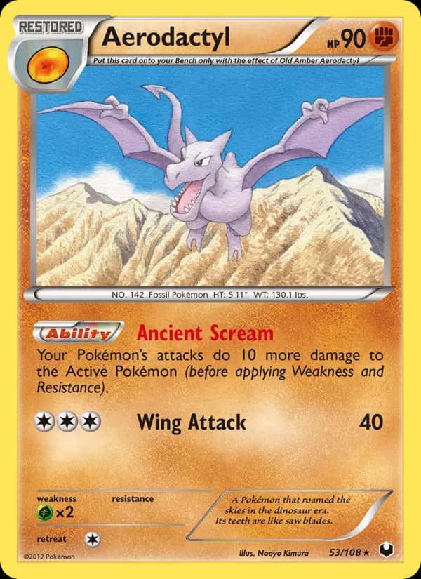 Aerodactyl #53 — Dark Explorers