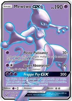 Carte Pokémon Mewtwo GX #72 — Légendes Brillantes