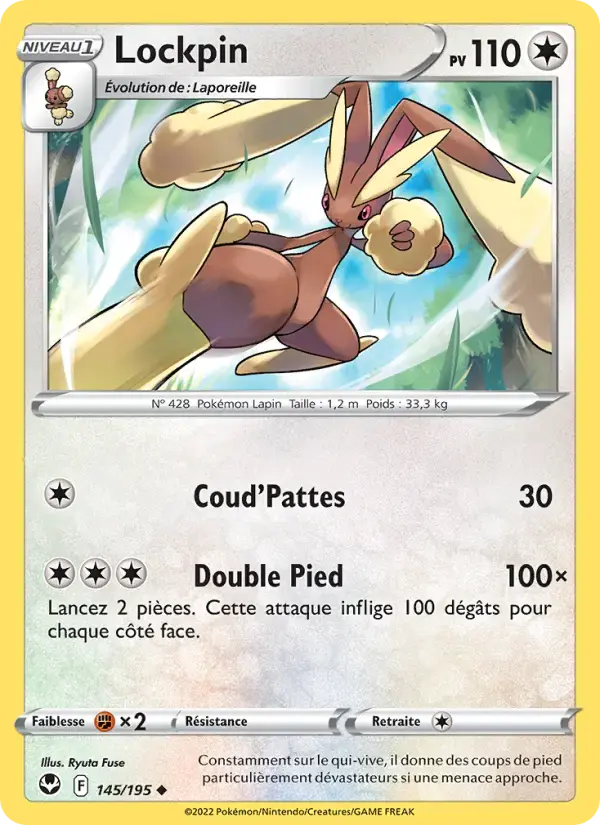 Carte Pokémon Lockpin #145 — Tempête Argentée