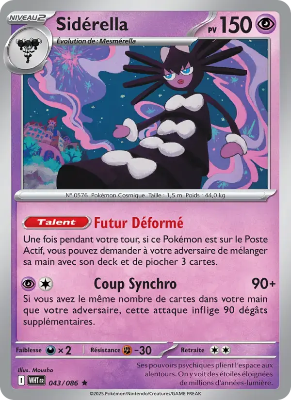Carte Pokémon Sidérella #043 — Flamme Blanche