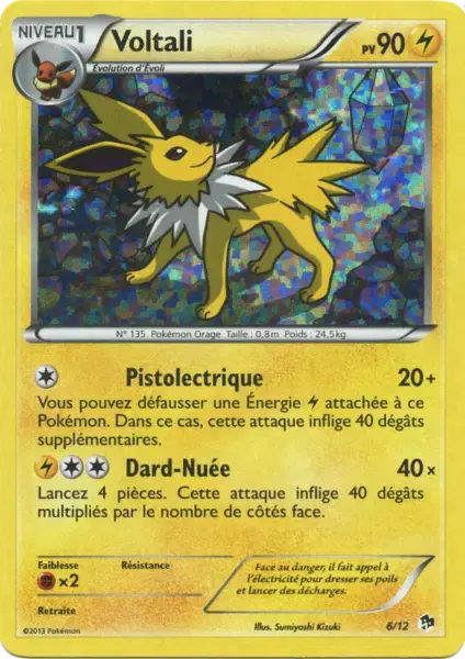 Carte Pokémon Voltali #6 — 2013 Promo McDonald's