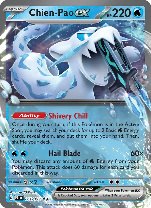 Carte Pokémon Baojian-ex #061 — Évolutions à Paldea