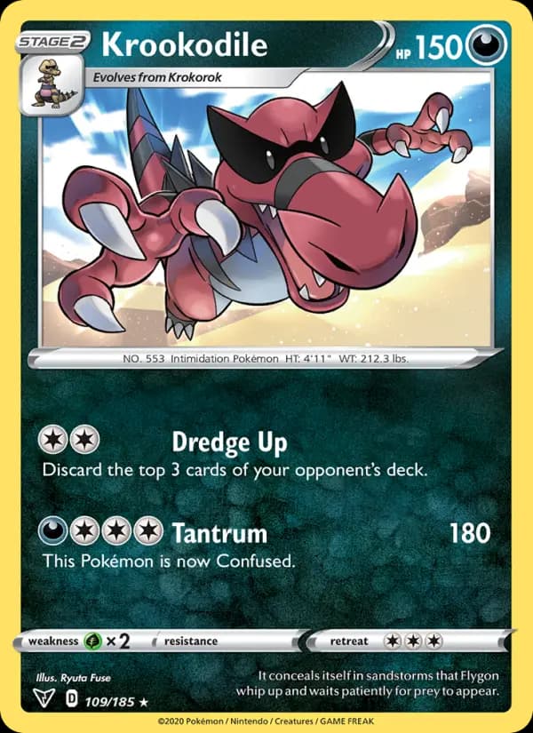 Krookodile #109 — Vivid Voltage