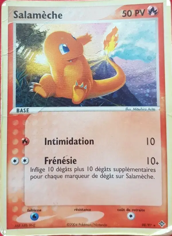 Carte Pokémon Salamèche #98 — Dragon