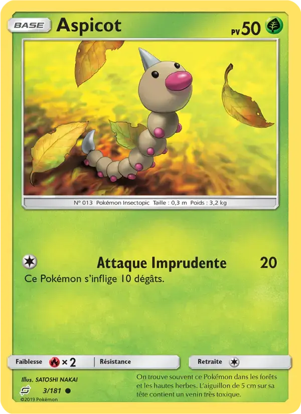 Carte Pokémon Aspicot #3 — Duo de Choc