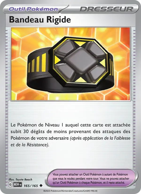 Carte Pokémon Bandeau Rigide #165 — Pokémon 151