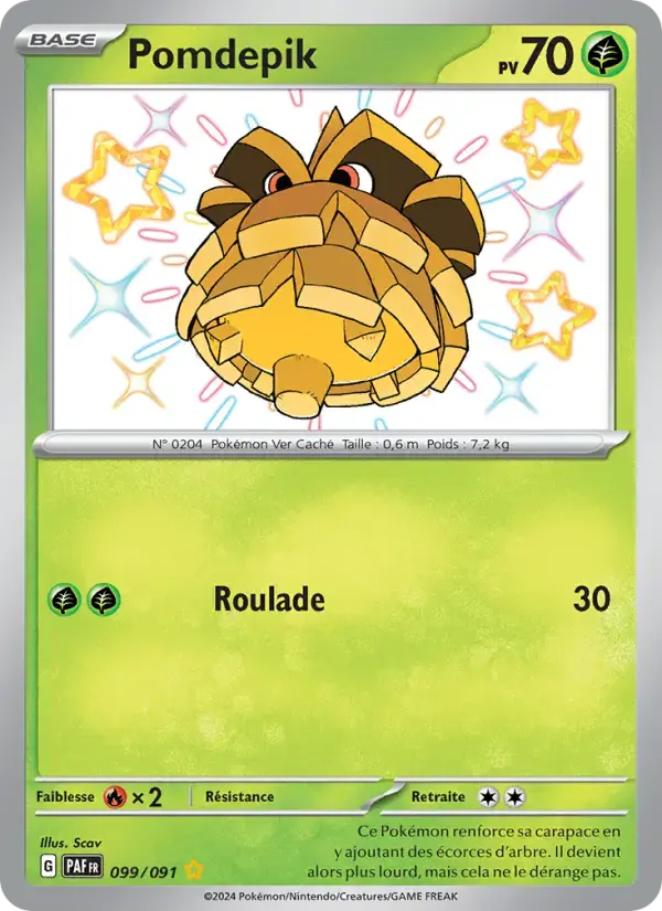 Carte Pokémon Pomdepik #099 — Destinées de Paldea