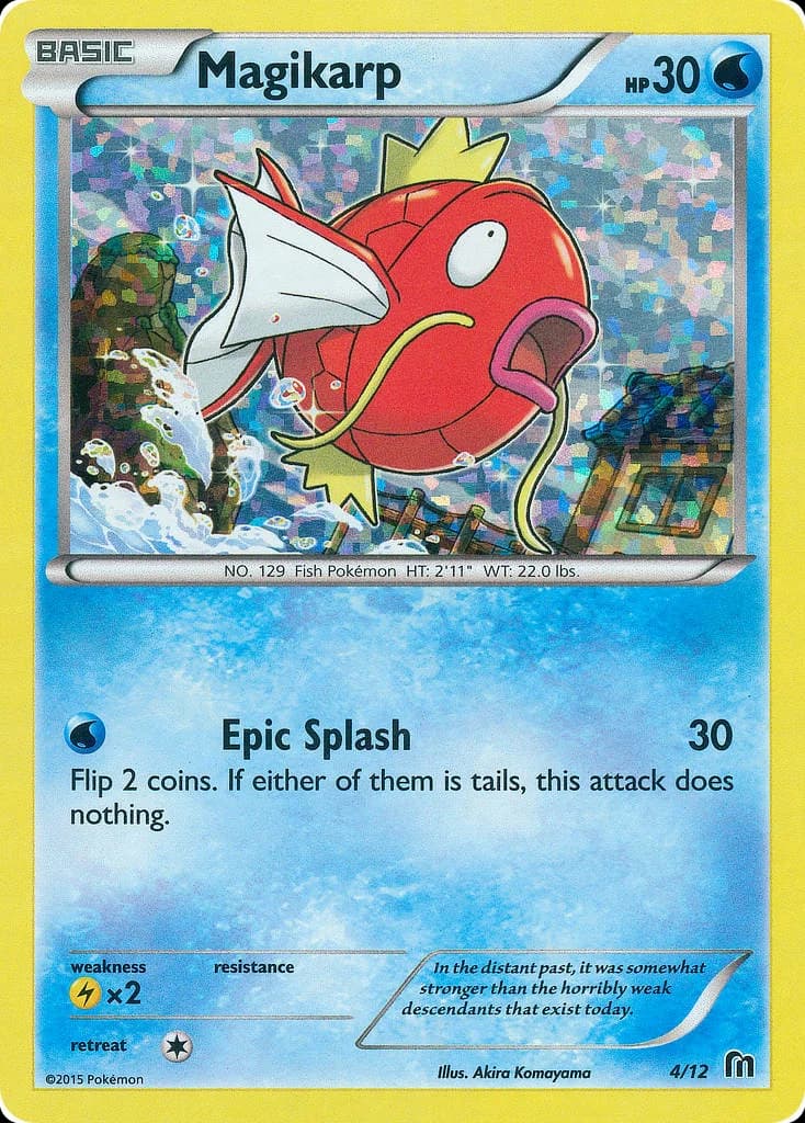 Carte Pokémon Magicarpe #4 — 2016 Promo McDonald's