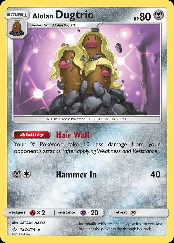 Alolan Dugtrio #122 — Unbroken Bonds