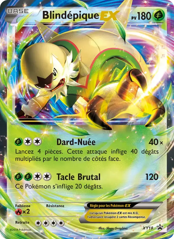 Carte Pokémon Blindépique EX #XY18 — Promos X&Y