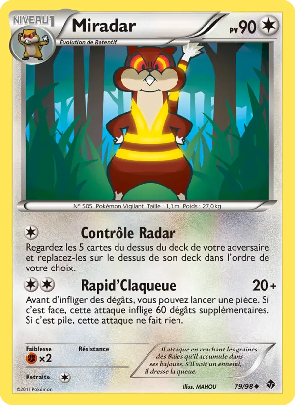 Carte Pokémon Miradar #79 — Pouvoirs Émergents