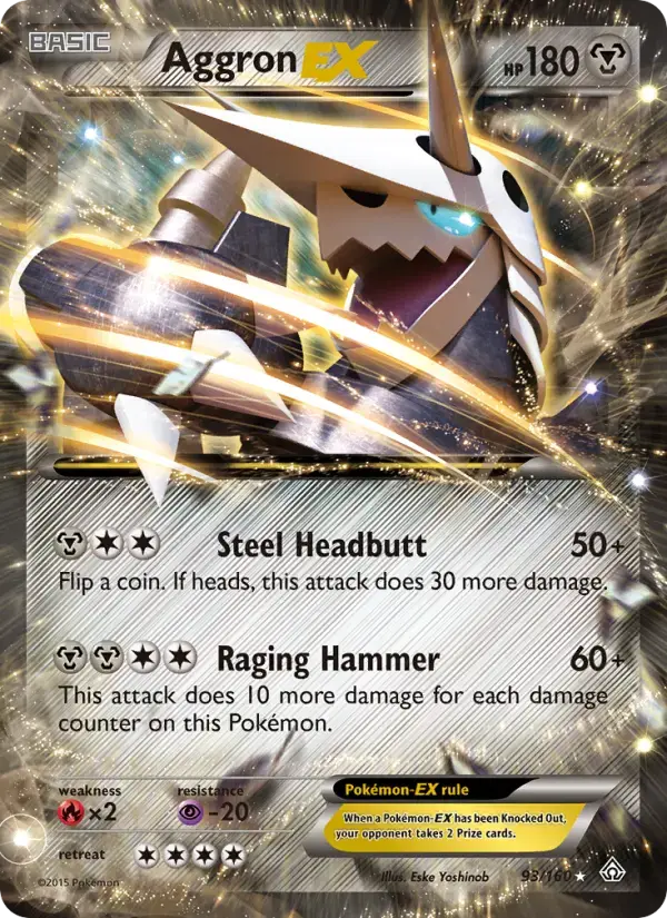 Aggron EX #93 — Primal Clash