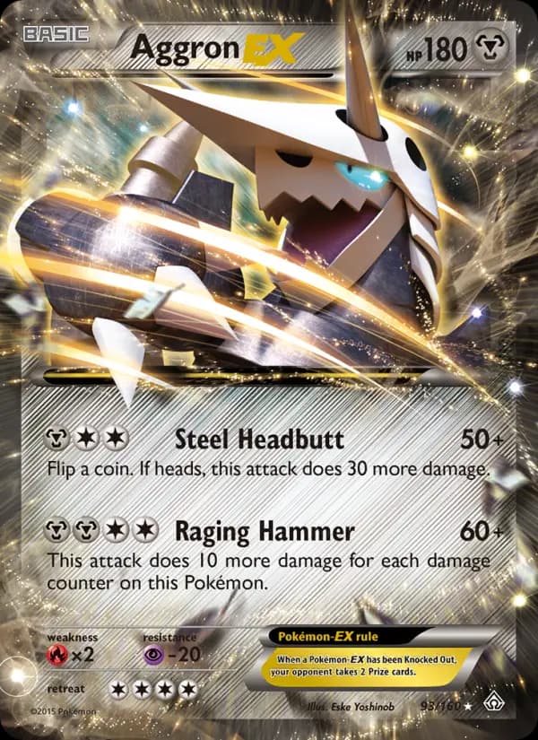 Aggron EX #93 — Primal Clash