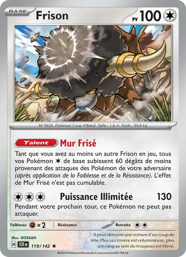 Carte Pokémon Frison #119 — Couronne Stellaire