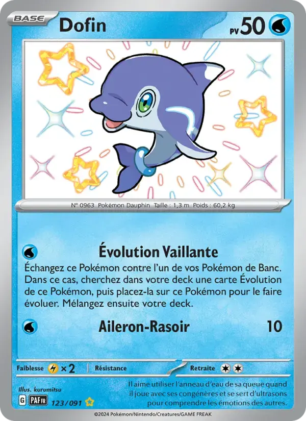 Carte Pokémon Dofin #123 — Destinées de Paldea