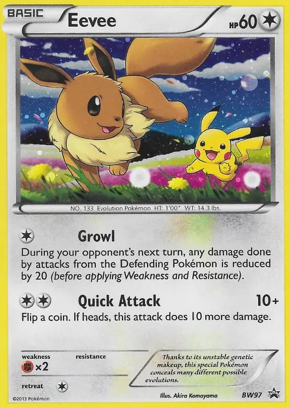 Eevee #BW97 — Black & White Promos