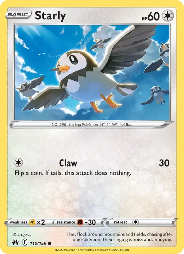 Starly #110 — Crown Zenith