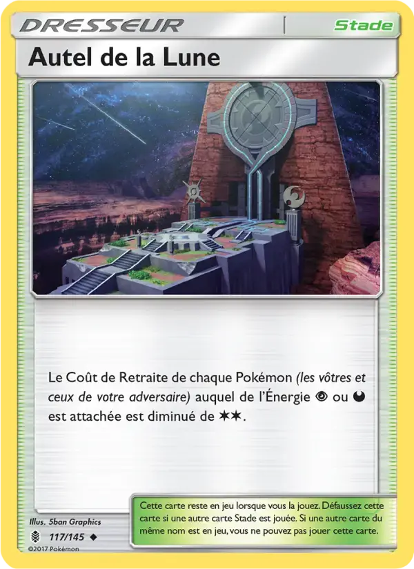 Carte Pokémon Autel de la Lune #117 — Gardiens Ascendants