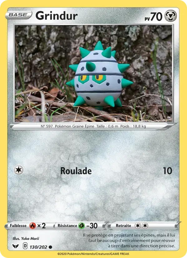 Carte Pokémon Grindur #130 — Épée et Bouclier