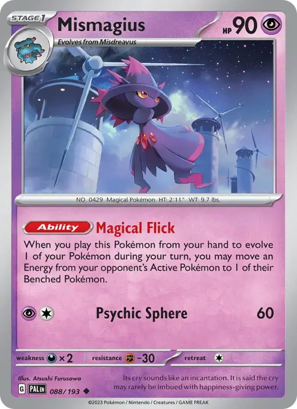 Mismagius #088 — Paldea Evolved