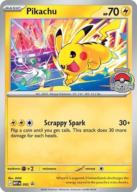 Pikachu #093 — Mega Evolution Promos
