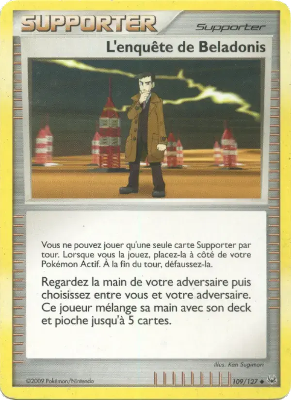 Carte Pokémon L'enquête de Beladonis #109 — Platine