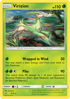 Virizion #8 — Shining Legends