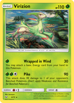 Carte Pokémon Viridium #8 — Légendes Brillantes
