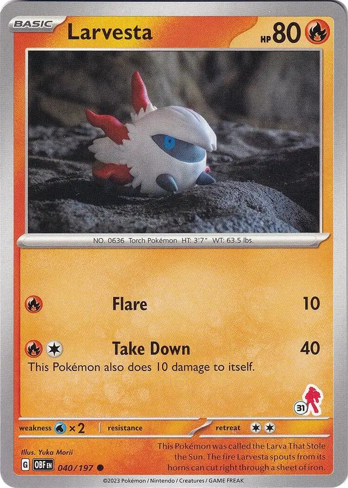 Carte Pokémon Pyronille #Armarouge 31 — Académie de Combat 2024